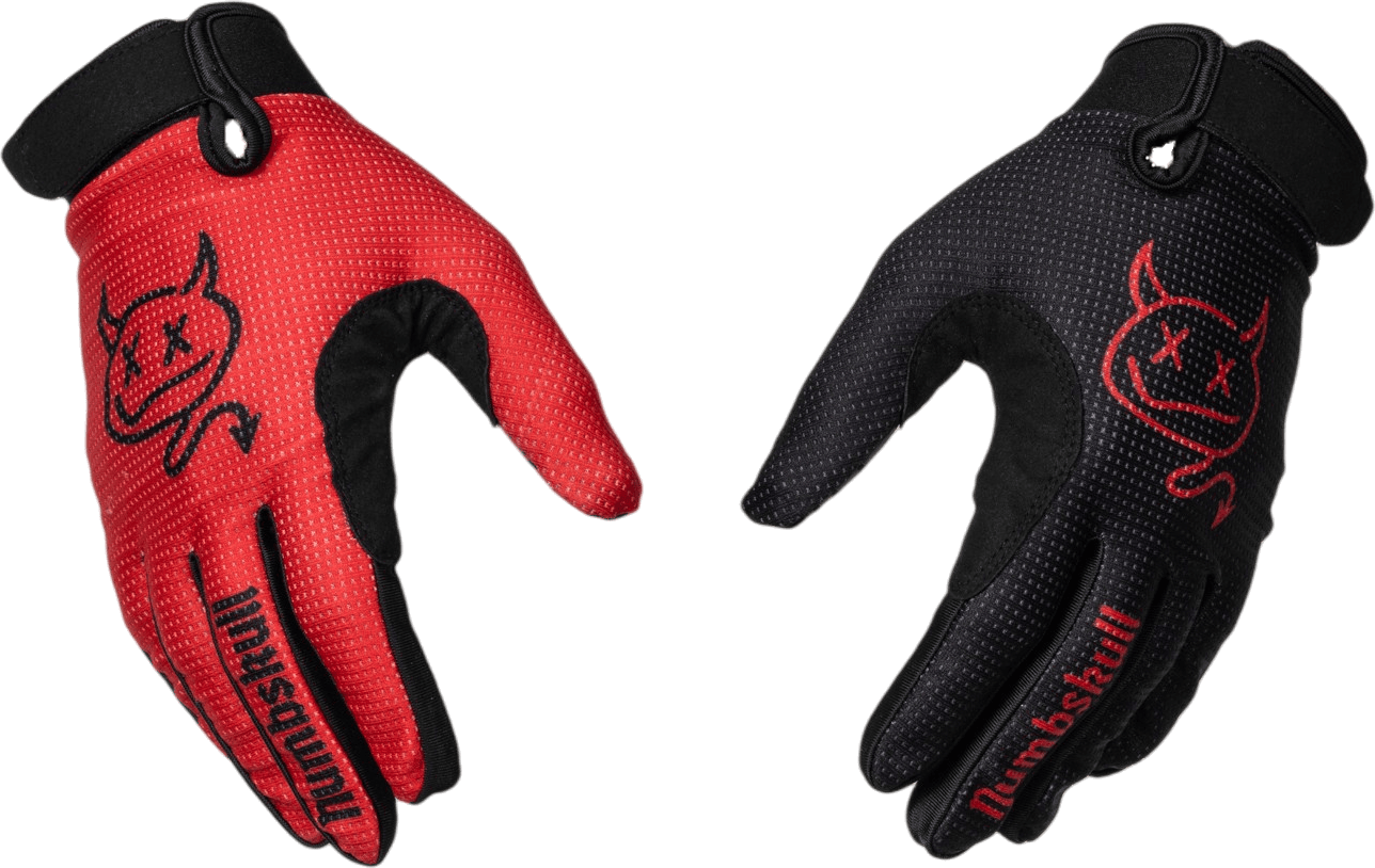 Menace Moto/MTB Gloves 2.0: Red Devil