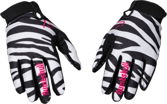 Menace Moto/MTB Gloves 2.0: Zebra