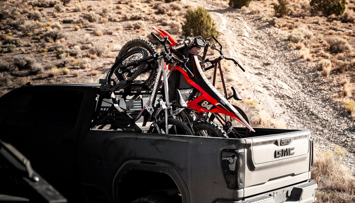 E-Moto/Moto Mount | Truck Bed Rack for Dirt Bikes & E-Motos | by Big Days