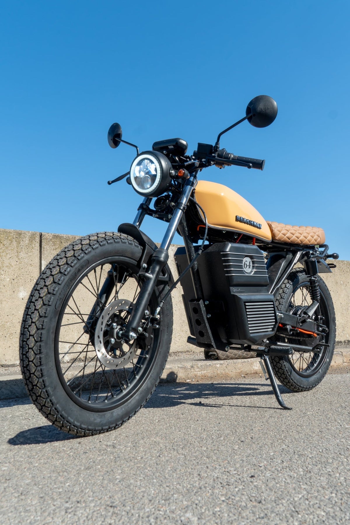 Beachman 64 E-Bike | 72V Electric Cafe Racer