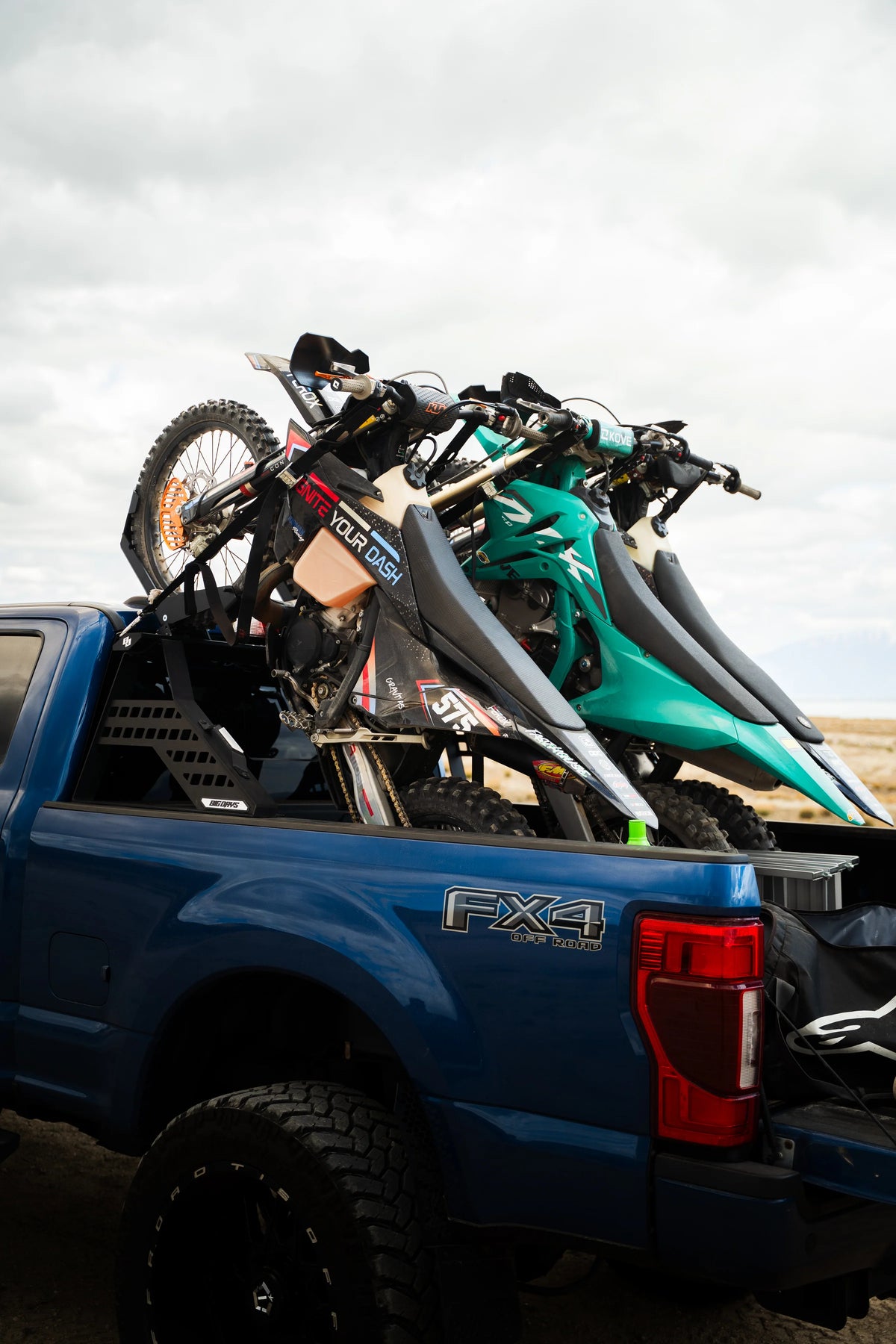 E-Moto/Moto Mount | Truck Bed Rack for Dirt Bikes & E-Motos | by Big Days