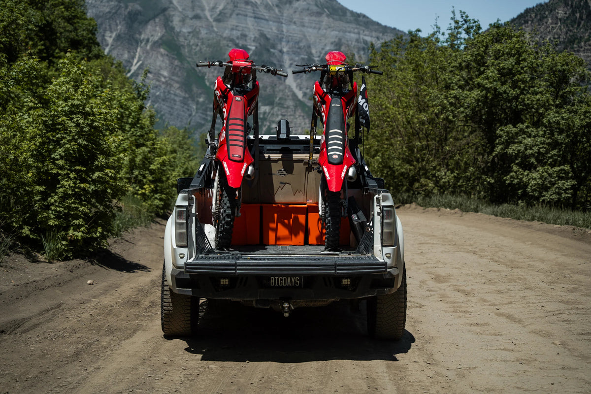 E-Moto/Moto Mount | Truck Bed Rack for Dirt Bikes & E-Motos | by Big Days