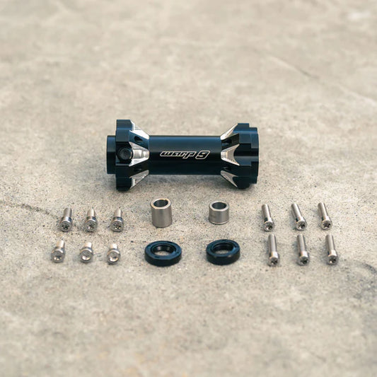 High-Performance Belt Kit | EBG Carbon Belt, Billet Pulley, Warp 9 Jackshaft | for Emoto