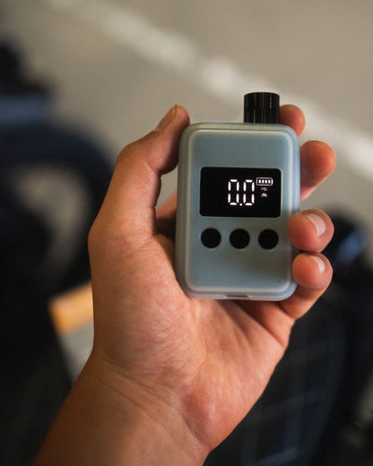 Portable Battery Air Pump | E-Motos, E-Bikes & E-Scooters | By Beachman