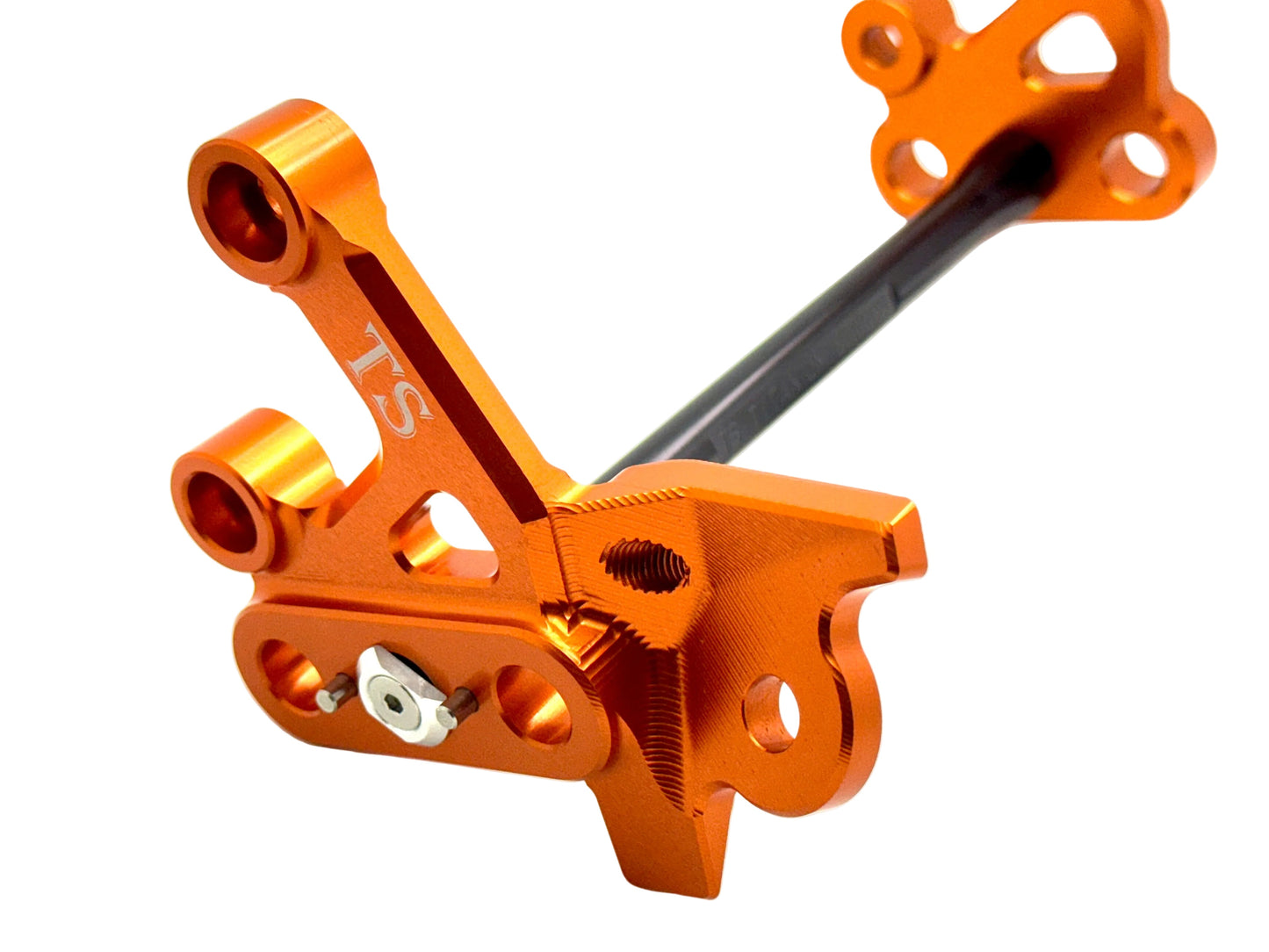 Custom CNC Aluminum Footpeg Bracket Assembly Surron