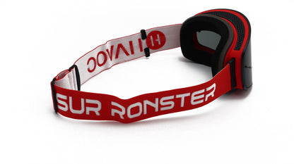 Surronster YT Infinity Goggles | Havoc Red and Smoke | Off-Road and Motocross Riders