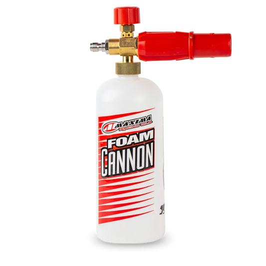 Maxima Foam Cannon | Pressure Washer Attachment Blast the Dirt, Not the Bike.