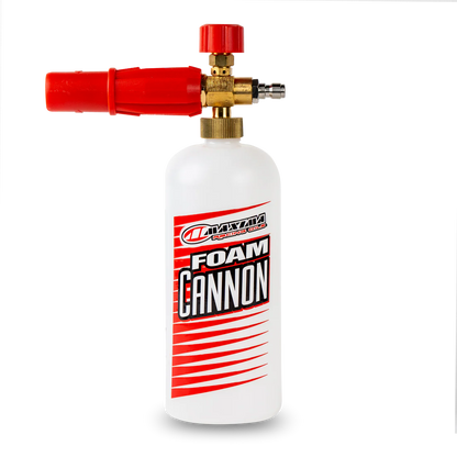 Maxima Foam Cannon | Pressure Washer Attachment Blast the Dirt, Not the Bike.