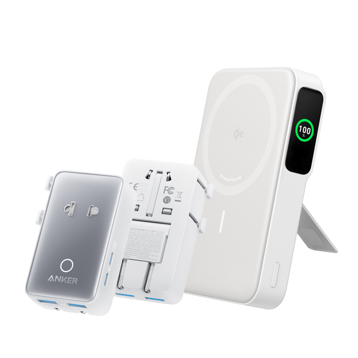 Anker MagGo Power Bank 10K, 15W | Qi2 Wireless Charging