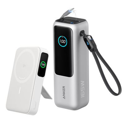 Anker MagGo Power Bank 10K, 15W | Qi2 Wireless Charging