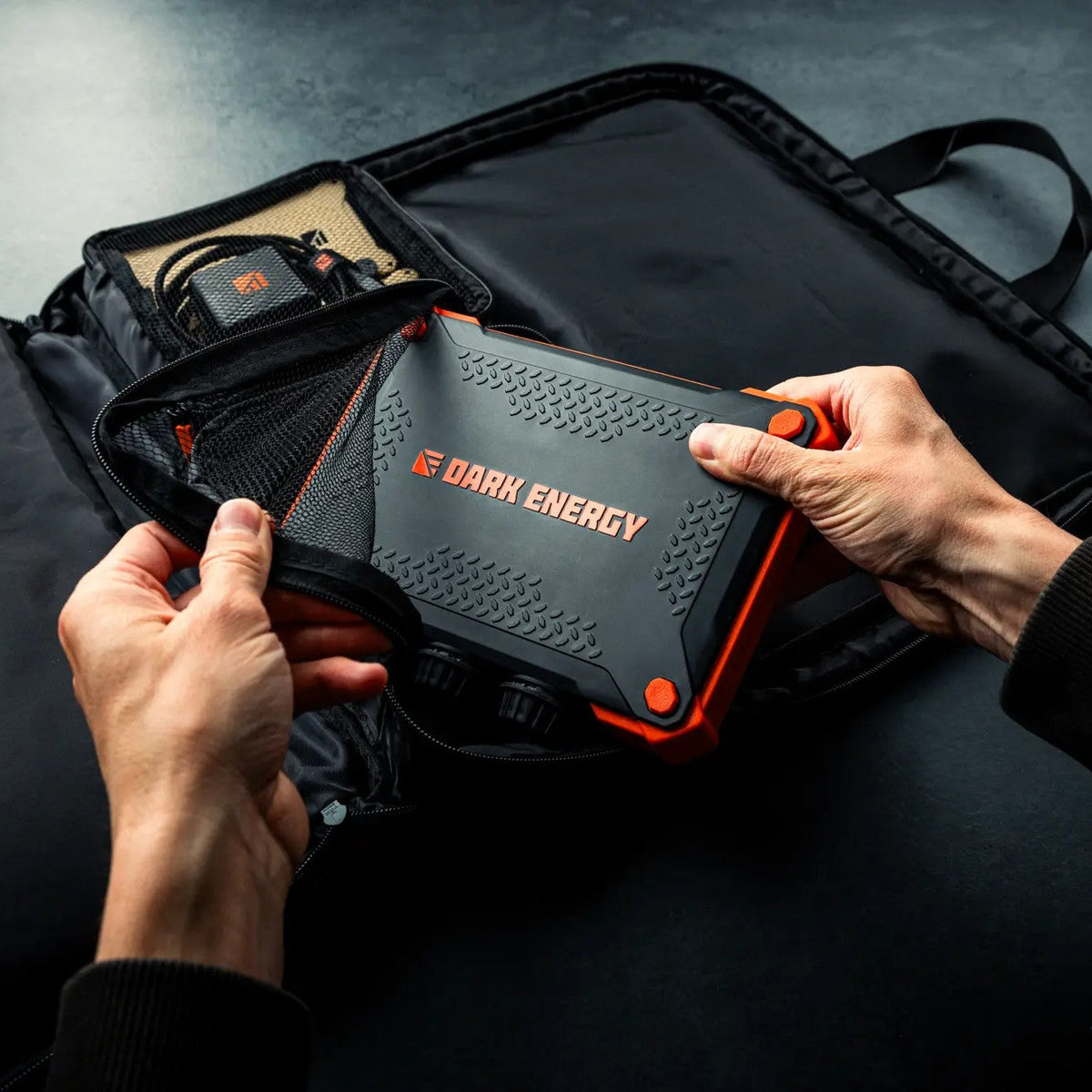 Dark Energy Spectre Accessory Kit | 56W Solar Panel Carrying & Deployment Kit