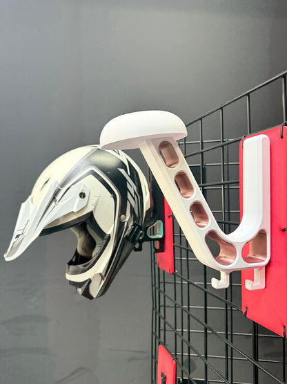 Heavy-Duty Helmet Wall Mount | Motorcycle and Riding Gear Storage