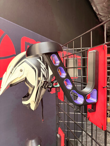 Heavy-Duty Helmet Wall Mount | Motorcycle and Riding Gear Storage