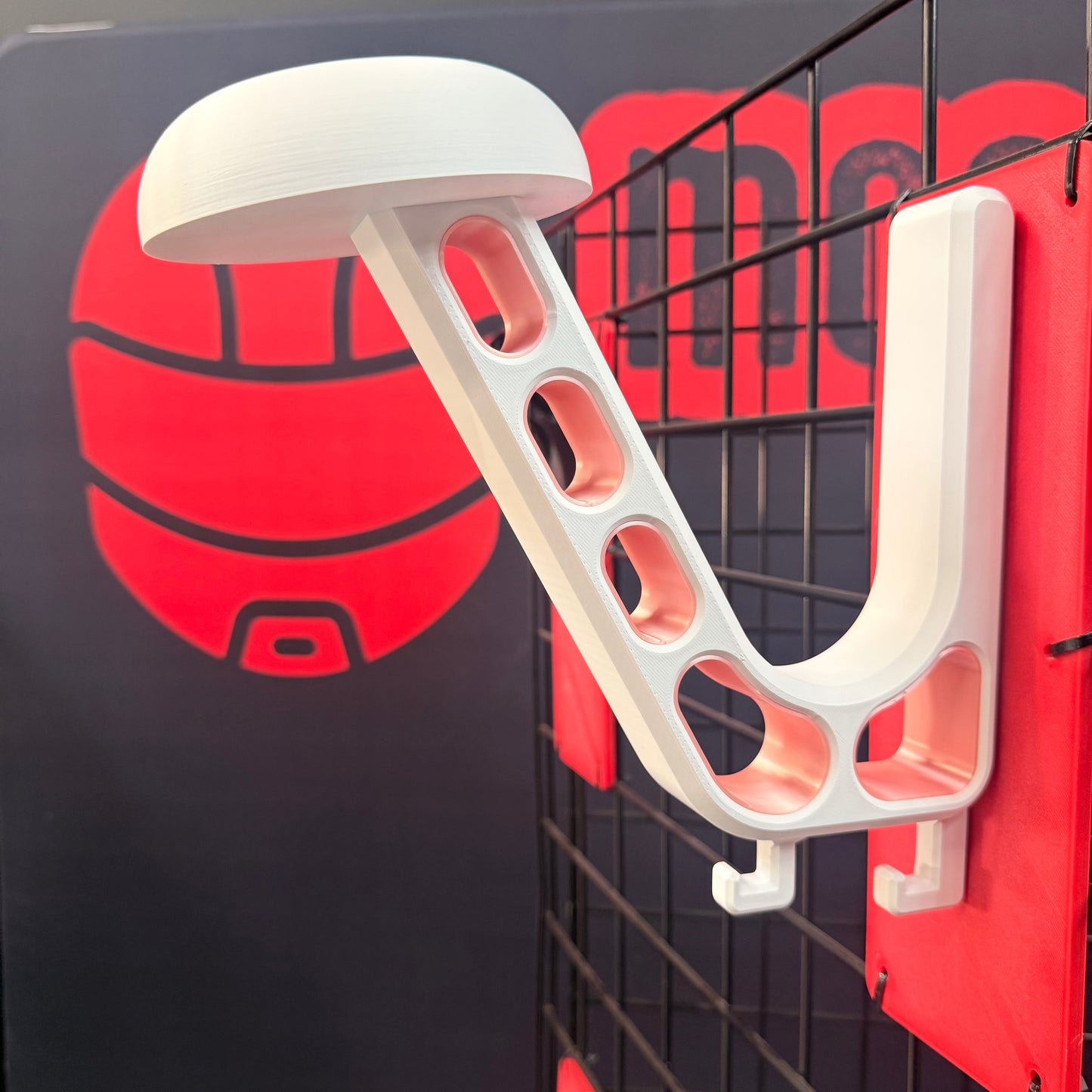 Heavy-Duty Helmet Wall Mount | Motorcycle and Riding Gear Storage