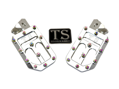 Foot Pegs w/ Titanium Grips for Talaria and Altis by Titanium surron