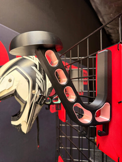 Heavy-Duty Helmet Wall Mount | Motorcycle and Riding Gear Storage