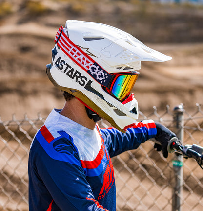 Patriot Infinity Goggles | Havoc Red, White and Blue | Off-Road and Motocross Riders