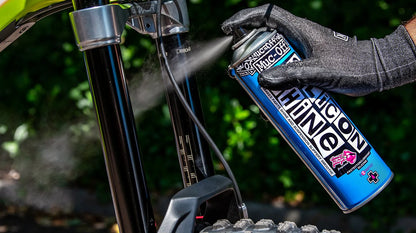 Muc-Off silicon shine for E-Moto, E-bikes, and more