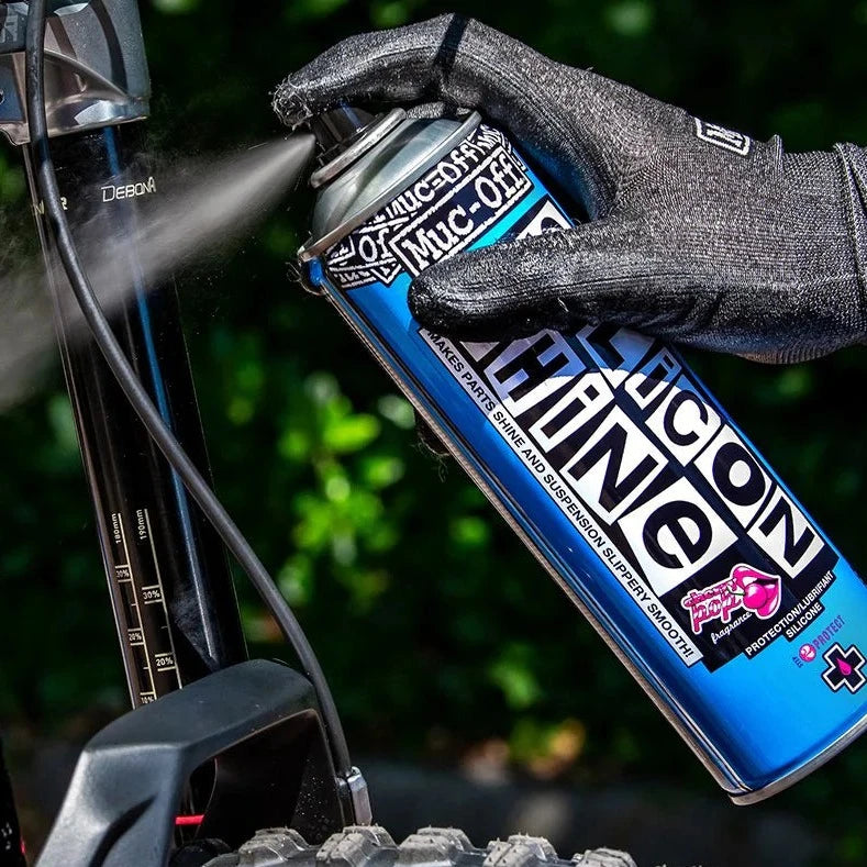 Muc-Off silicon shine for E-Moto, E-bikes, and more