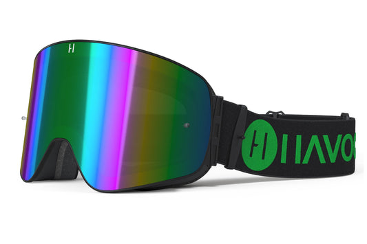 Hulk Infinity Goggles | Havoc Green and Black | Off-Road and Motocross Riders