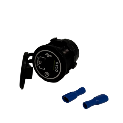 USB 3.0 + USB-C Port Assembly – Sur Ron & E-Ride Pro – By Prickly Motorsports