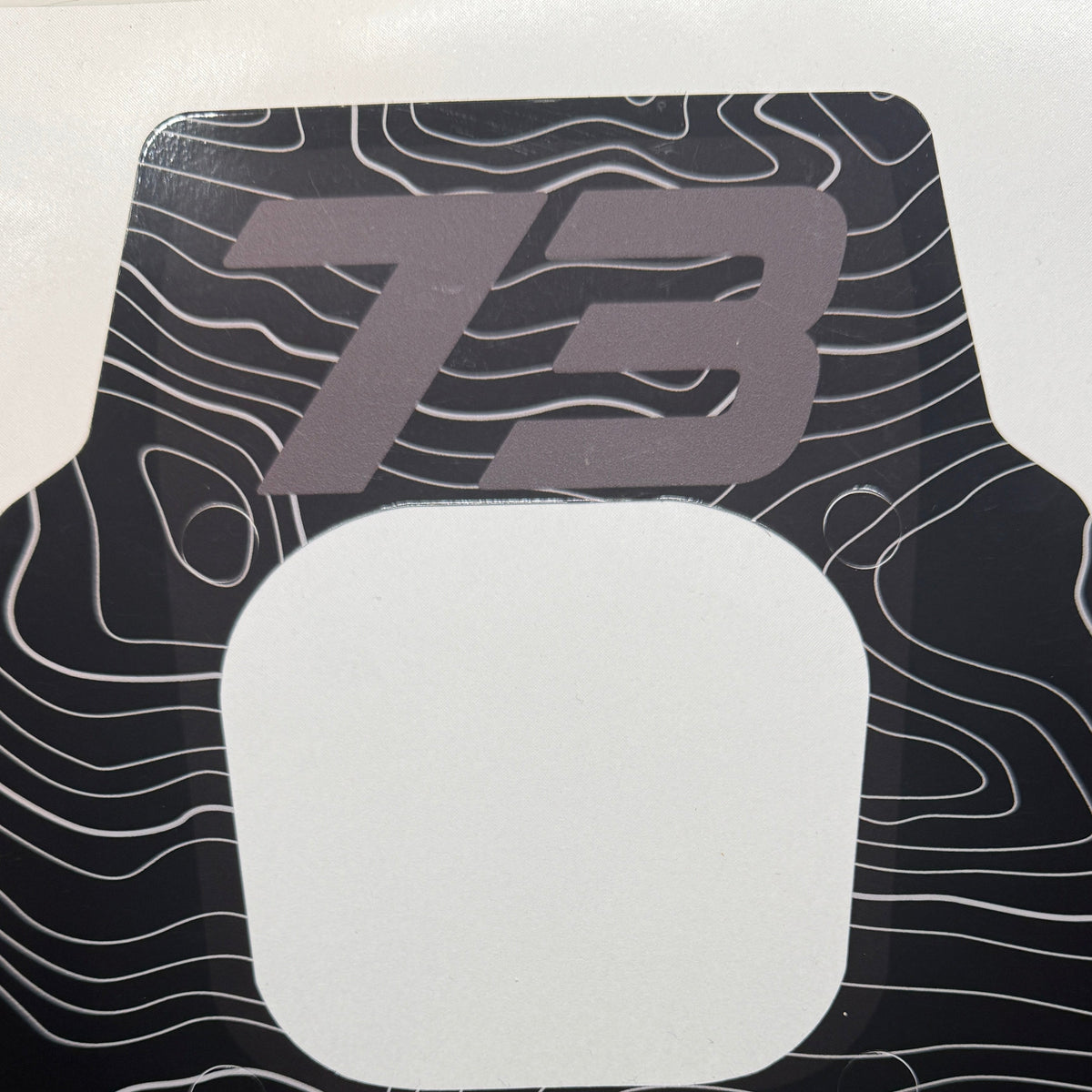 Front Headlight plate Replica decal For Super73 Rx / Adventure series