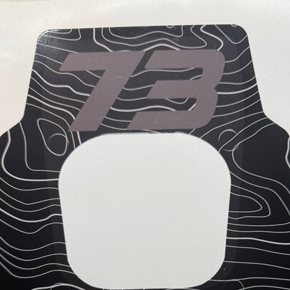 Front Headlight plate Replica decal For Super73 Rx / Adventure series