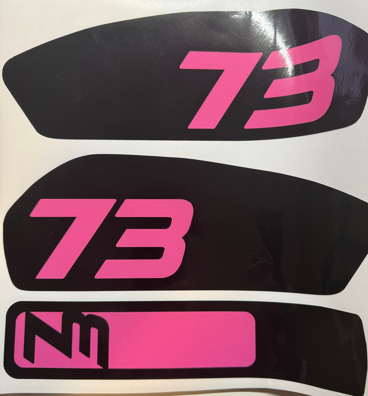 Adventure style 3pc battery Replica decals for Super 73 R / Rx / S2