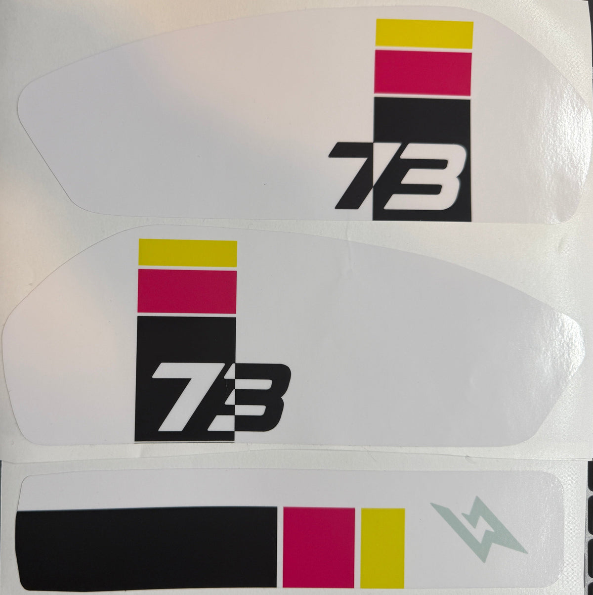 OEM style 3pc battery Replica decals for Super 73 R / Rx / S2