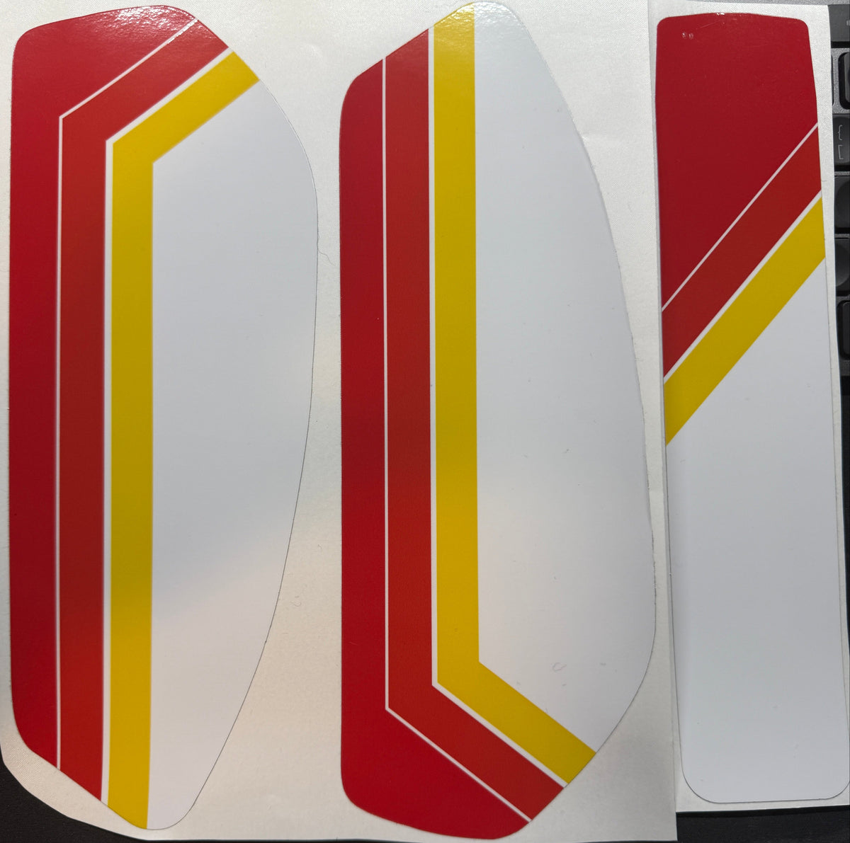 OEM style 3pc battery Replica decals for Super 73 R / Rx / S2