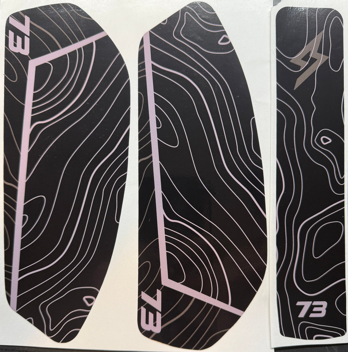 OEM style 3pc battery Replica decals for Super 73 R / Rx / S2