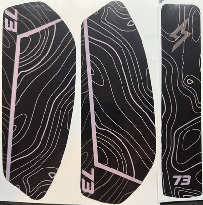 OEM style 3pc battery Replica decals for Super 73 R / Rx / S2