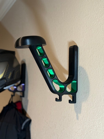 Heavy-Duty Helmet Wall Mount | Motorcycle and Riding Gear Storage