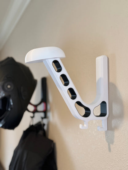Heavy-Duty Helmet Wall Mount | Motorcycle and Riding Gear Storage