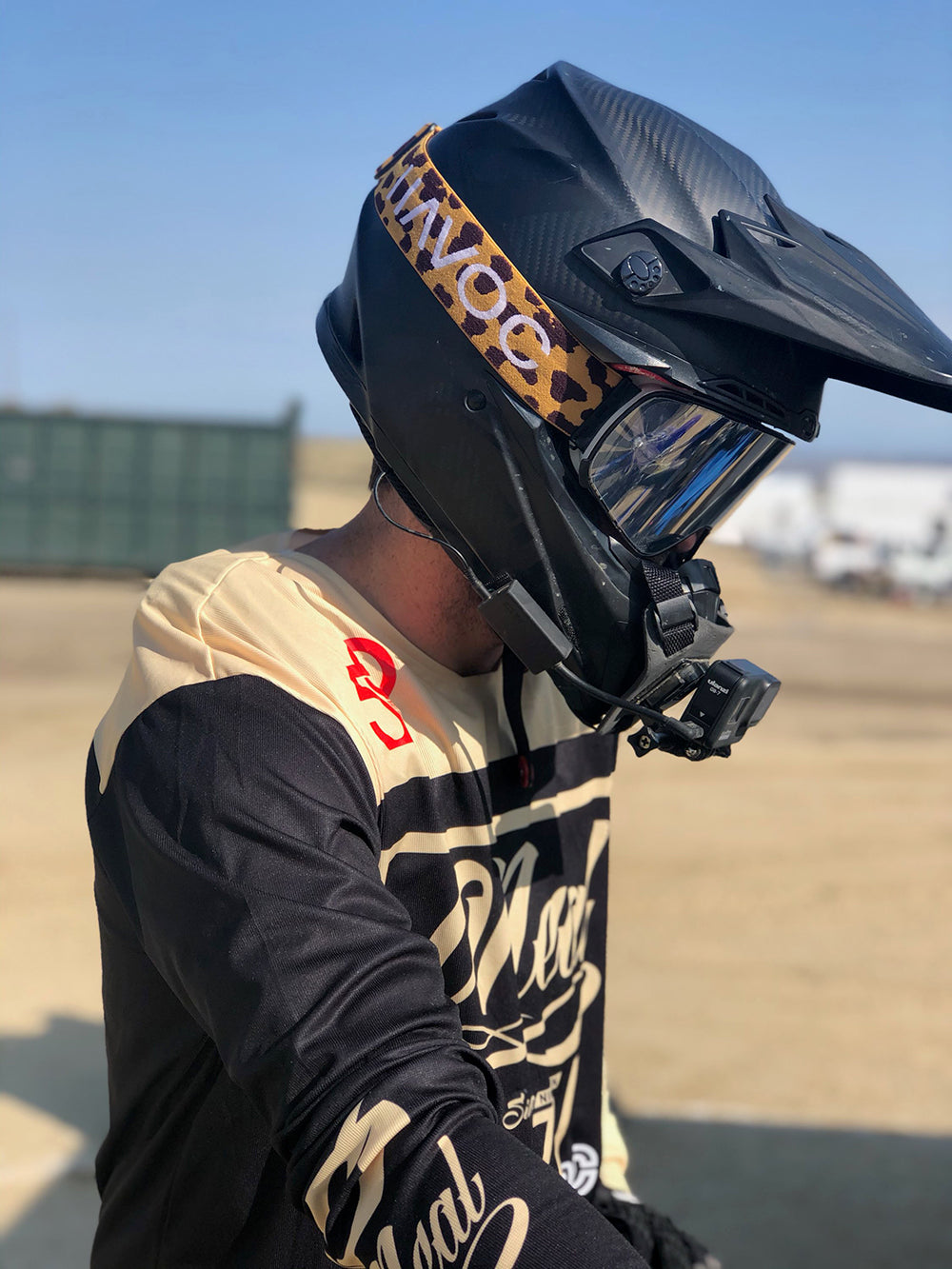Cheetah Infinity Goggles | Havoc Silver and Black | Off-Road and Motocross Riders