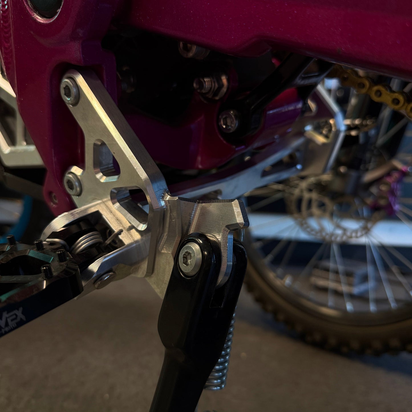 KyVex Billet Footpeg Bracket and Brace | Talaria MX series