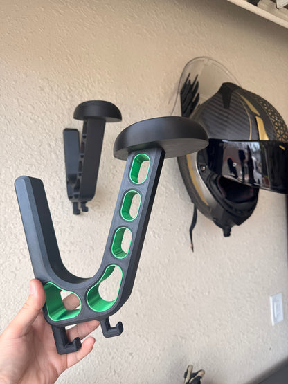 Heavy-Duty Helmet Wall Mount | Motorcycle and Riding Gear Storage