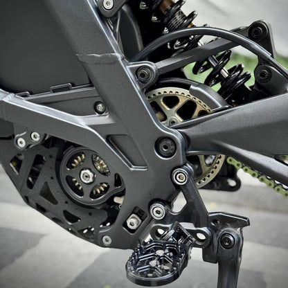 High-Performance Belt Kit | EBG Carbon Belt, Billet Pulley, Warp 9 Jackshaft | for Emoto