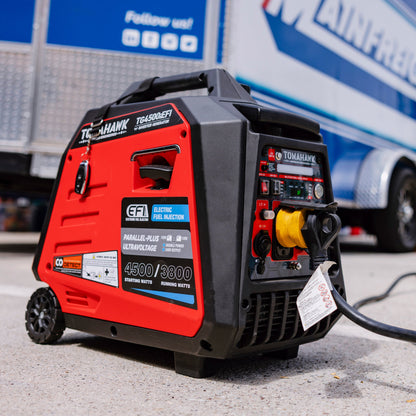 Tomahawk TG4500iEFI 4500W EFI Inverter Generator | E-Moto Charging & Backup Power