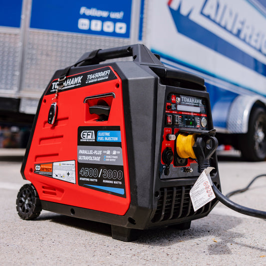 Tomahawk TG4500iEFI 4500W EFI Inverter Generator | E-Moto Charging & Backup Power