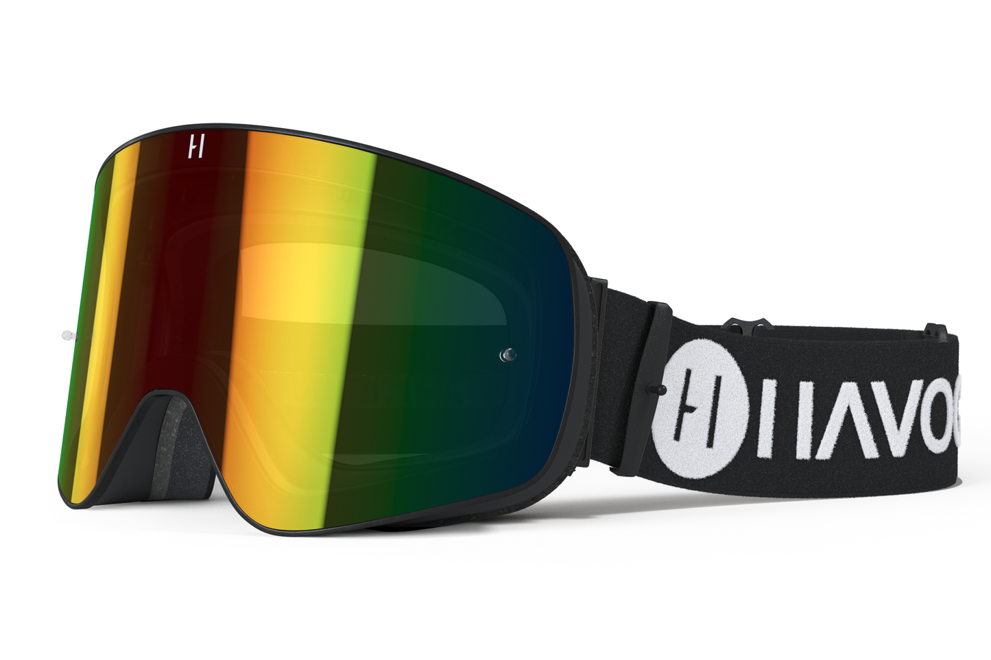 Inverse Infinity Goggles | Havoc Black, White and Rainbow | Off-Road and Motocross Riders