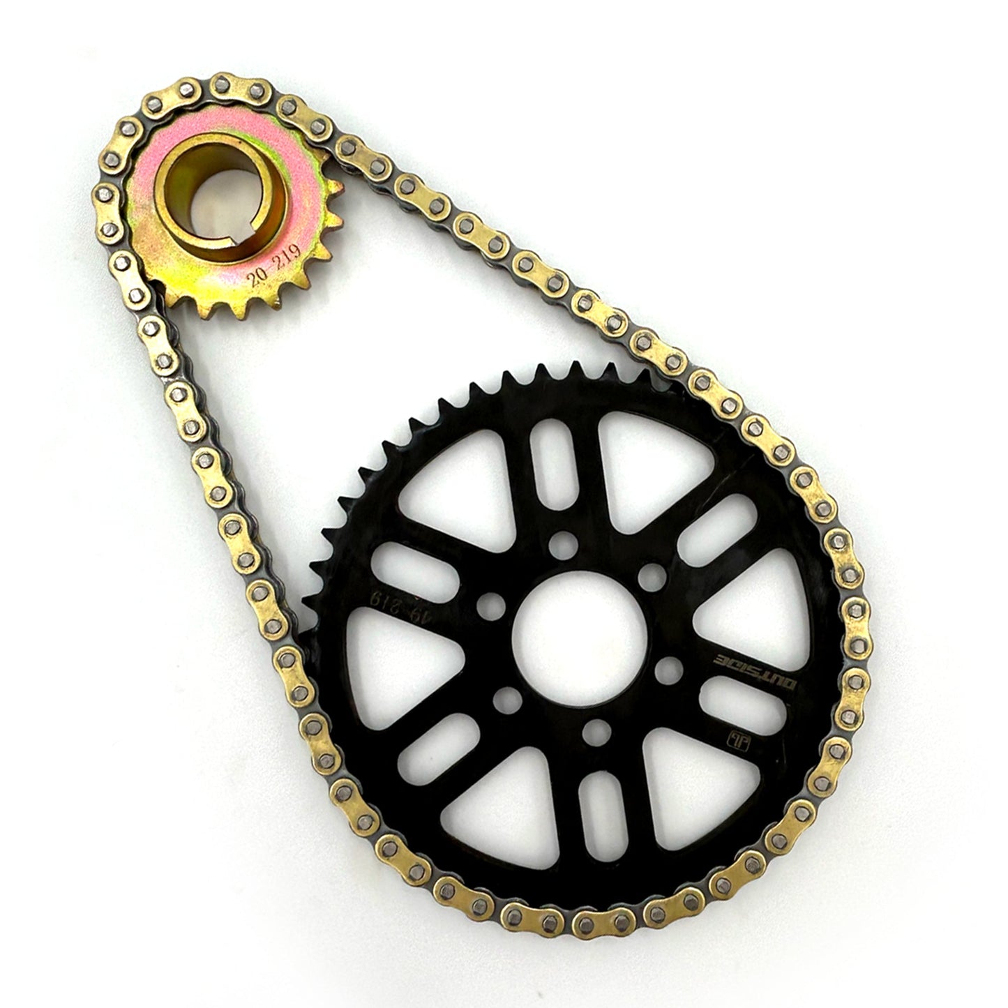 DirtyBike RK Gold Series 219 Primary Chain Drive Kit | Surron Light Bee, Segway X160/X260