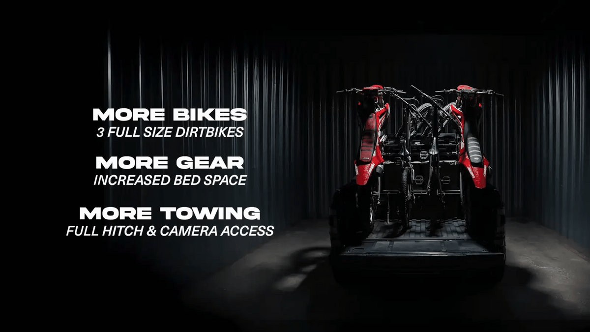 Chase Rack System - Base Rack  | Modular Truck Bed Rack for E-Motos | by Big Days