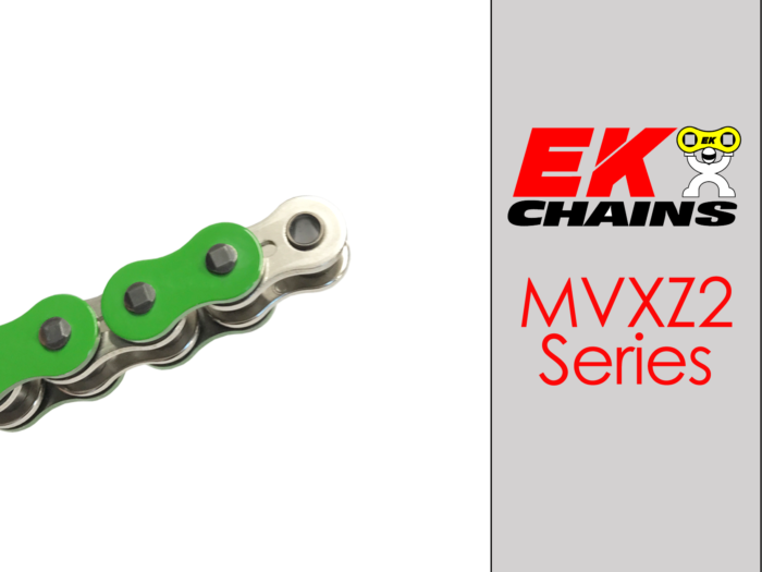 EK 520 MVXZ Quadra-X Ring Chain (Colors)  120 Link | For Electric and Street Motorcycles Colored Chain Built for Strength, Style