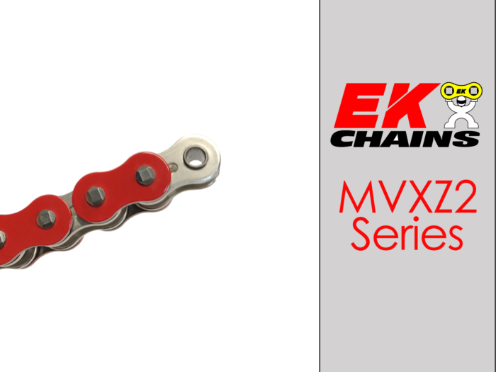 EK 520 MVXZ Quadra-X Ring Chain (Colors)  120 Link | For Electric and Street Motorcycles Colored Chain Built for Strength, Style