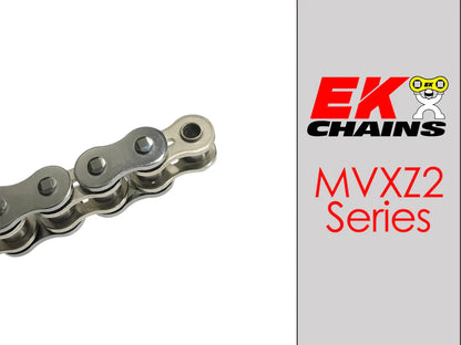 EK 520 MVXZ Quadra-X Ring Chain  - 120 Link | By EK Chain | For Electric and Street Motorcycles