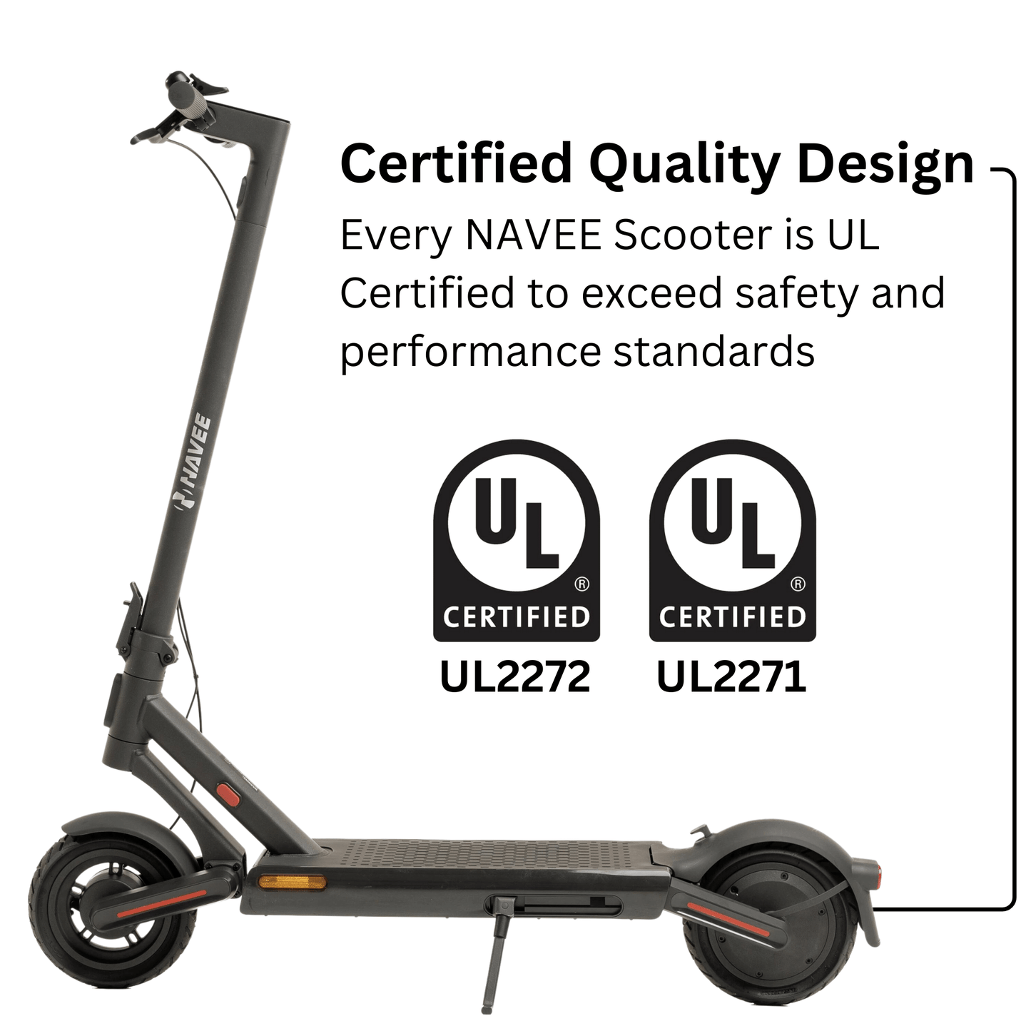 NAVEE S65C eScooter UL Listed UL Certified