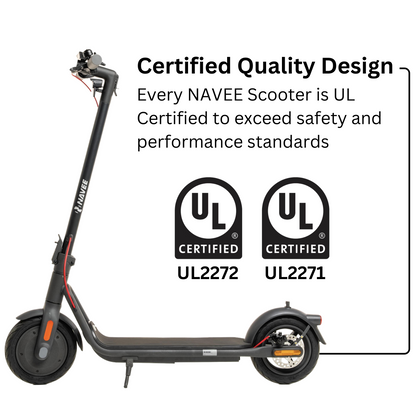 NAVEE V50 eScooter UL Certified UL Listed