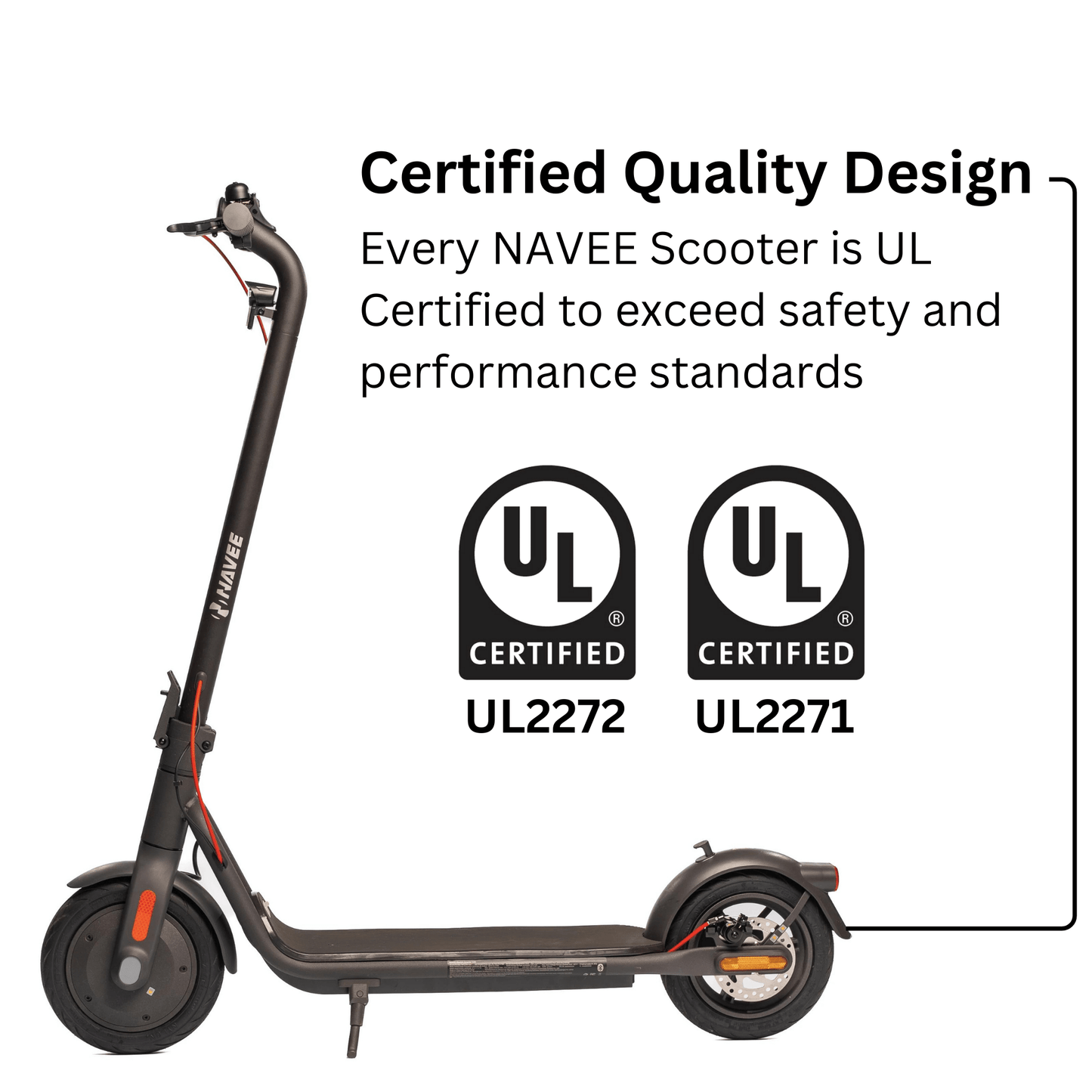 NAVEE V40 eScooter UL Listed UL Certified