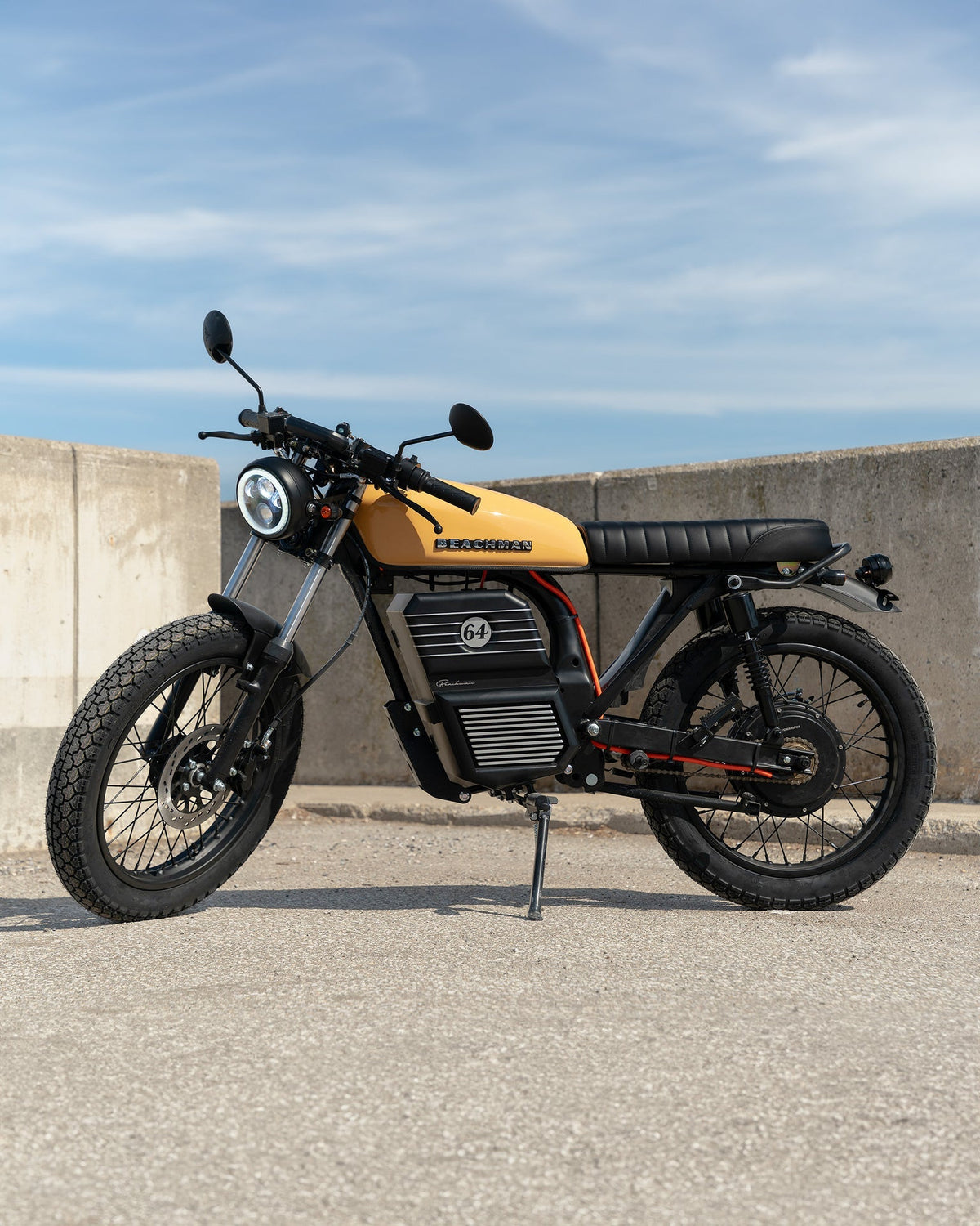 Beachman 64 E-Bike | 72V Electric Cafe Racer